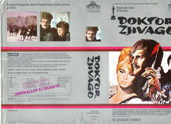 11793 DOKTOR ZJIVAGO (VHS)